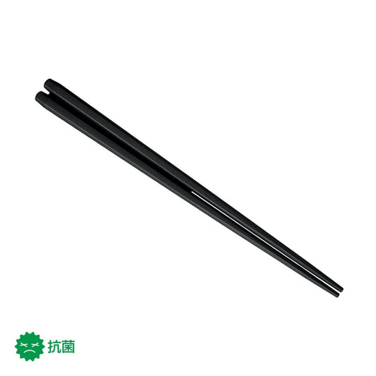 22.5cm六角箸 マット黒 H92 MBK